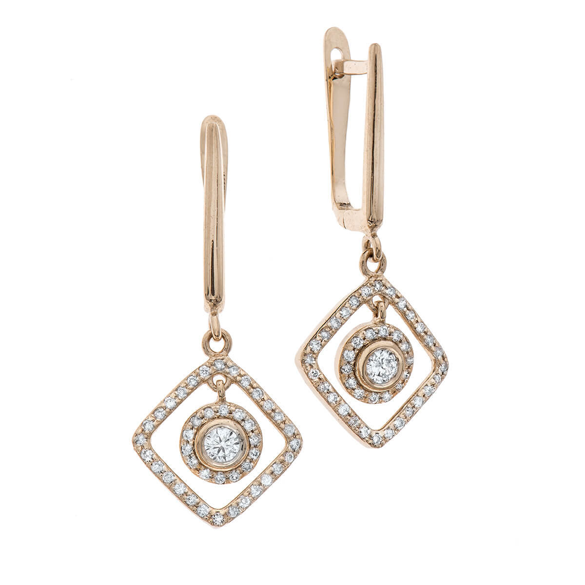 Diamond earrings_ED3382-Y